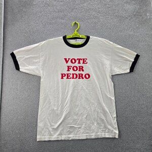 Classic White 'Vote For Pedro' T-Shirt